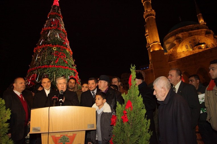 Christmas Tree at Beirut Martyrs Square 